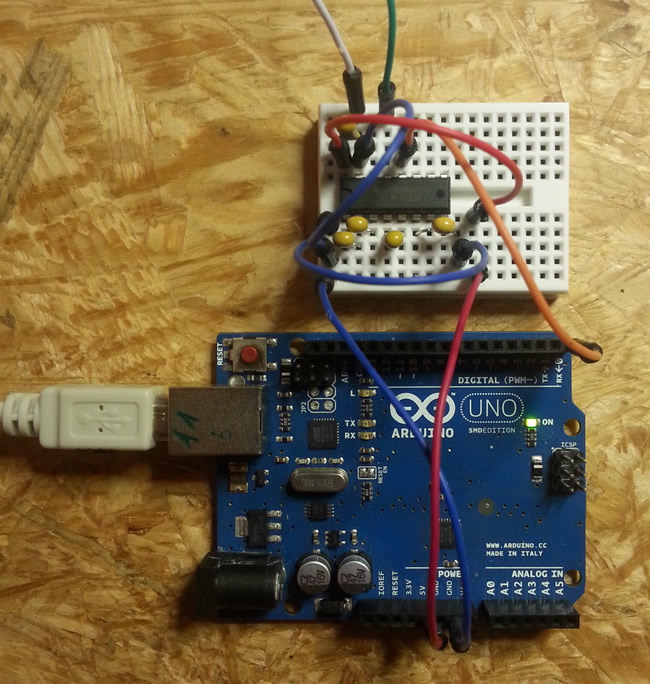 Arduino Uno + MAX232
